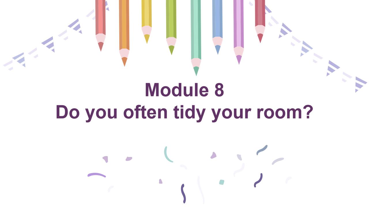 ppt模板-小学英语外研版六年级上册《Module 8》课件